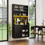 171 cm H Glass Kitchen Pantry