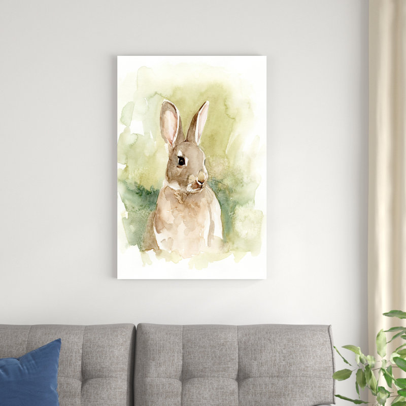 Lapin des champs I, H 36 po x l 24 po