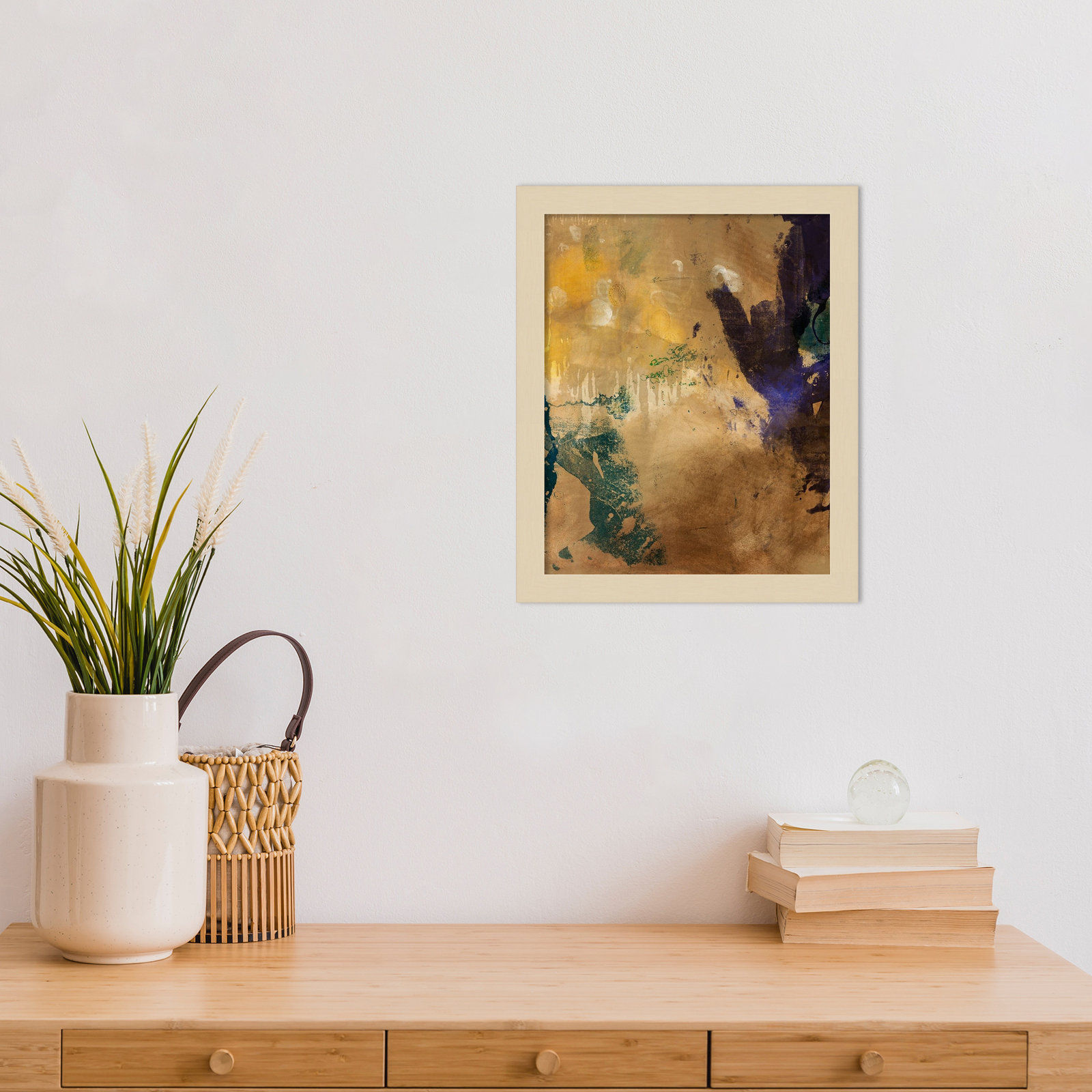 Flagler "Amber Haze No. 1" Print, Brown, 13" H x 11" W