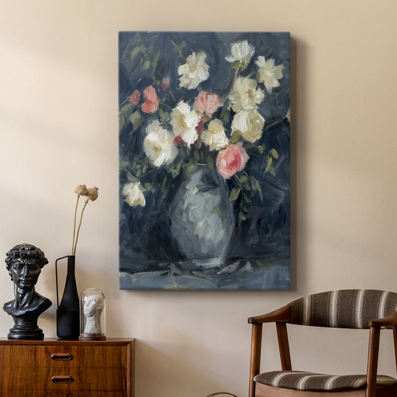 Impasto Arrangement floral I - galerie Cavas sur mesure, H 27 po x l 18 po
