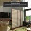 Room Divider Stand - Walnut - 3 Panel-1724886514-1724886509