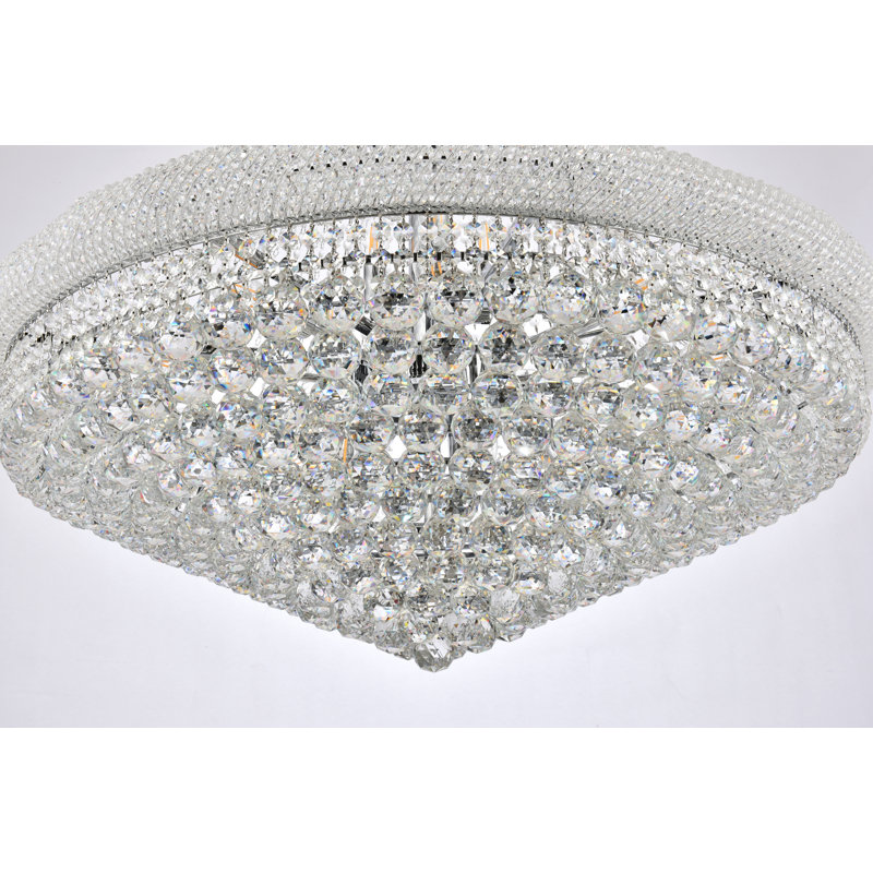 Lustre empire 28 lumières Ston Easton, Chrome, Coupe royale
