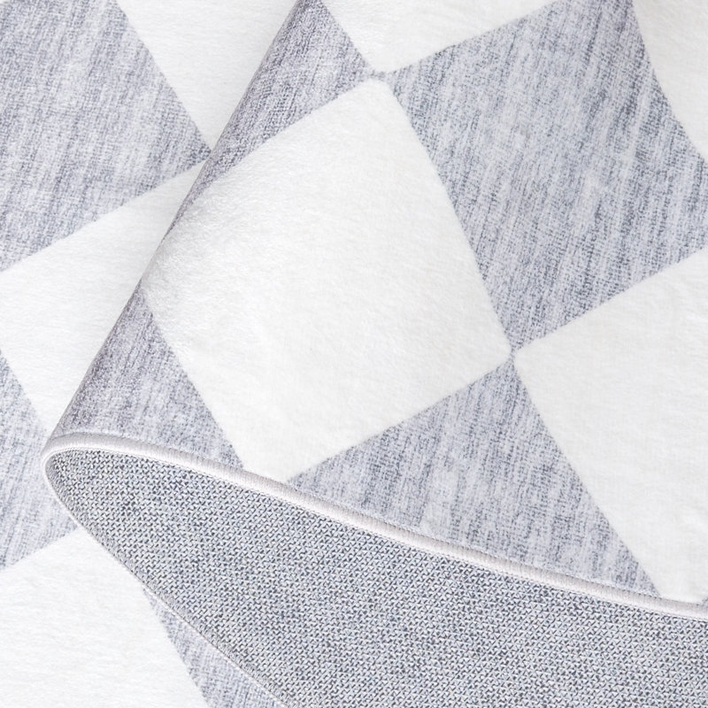 Tapis ivoire / gris Josalina Clara 938, Rectangle de 5 pi x 8 pi