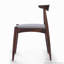 Ensemble de 2 chaises de salle à manger en bois d'hévéa avec dossier ergonomique-470889413-470889415