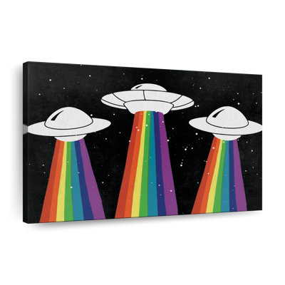 " Trippy UFO " by PridePalette Studio