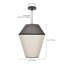 Luminaire suspendu géométrique 1 lumière-939861514