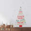 Décalcomanie murale arbre de noël french quot