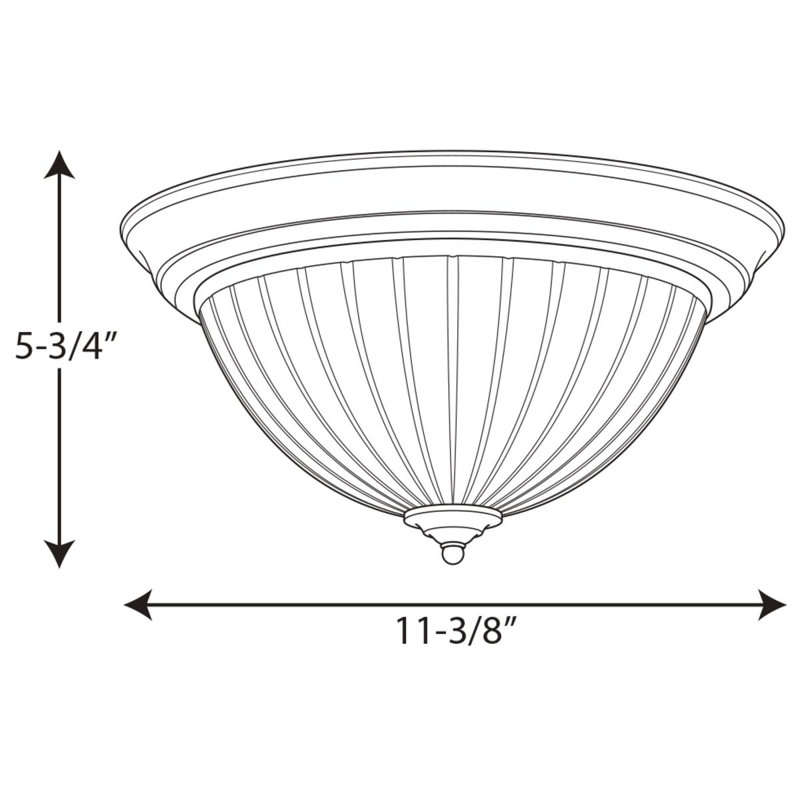Quitman Glass LED Flush Mount, White