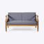 Ensemble de conversation 4 places avec coussins ASTON_LOVESEAT & COFFEE TABLE & CHAIR