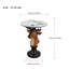 Table d'appoint avec tête de cerf et table d'appoint