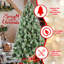 Arbre de Noël avec 122 pommes de pin-809034128
