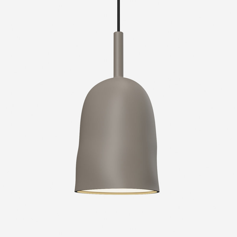 Vessel Pendant Light, 24" H x 14.5" W x 9" D, Black, Smoke