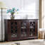 Buffet avec portes en verre trempé-1109246931