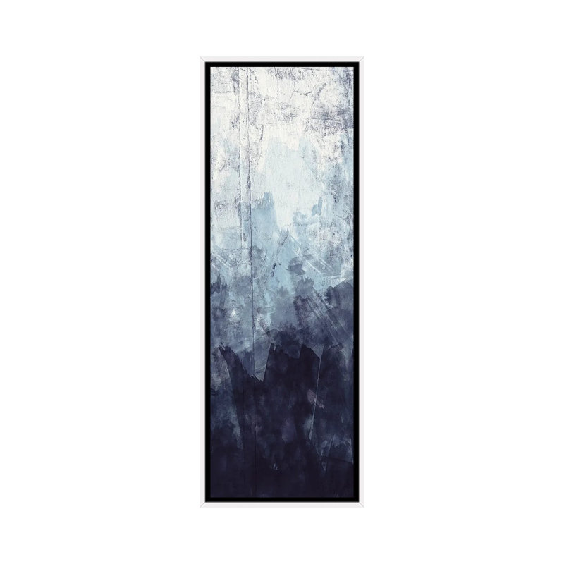 Blue Flow I by Alicia Vidal - Panoramic Painting on Canvas