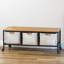 BANC EN BOIS / MÉTAL
