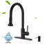 Robinet de cuisine rétractable à poignée simple avec accessoires-70114402