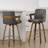 Upholstered Swivel Counter & Bar Stool With Armrest-332863167-302295353