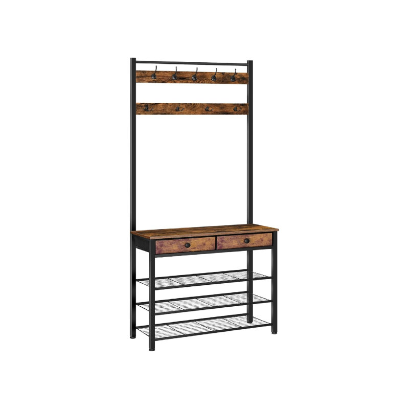 80 cm W Hall Tree, Brown