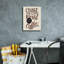Art mural sur toile Trinx «Bad Coffee 2 No Pink» par Janelle Penner-486183514