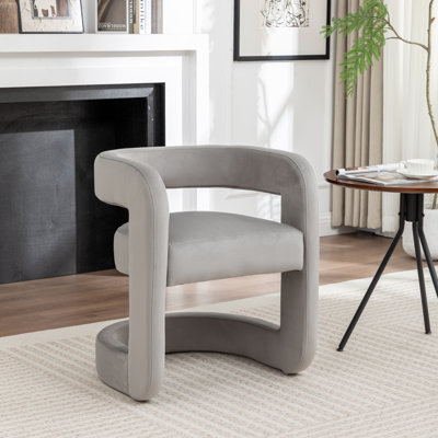 Fauteuil demi-tonneau Modern