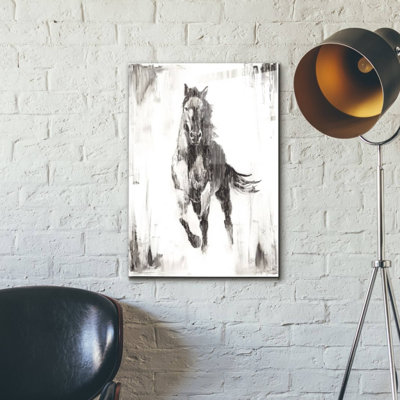 " Rustic Black Stallion II " by Ethan Harper