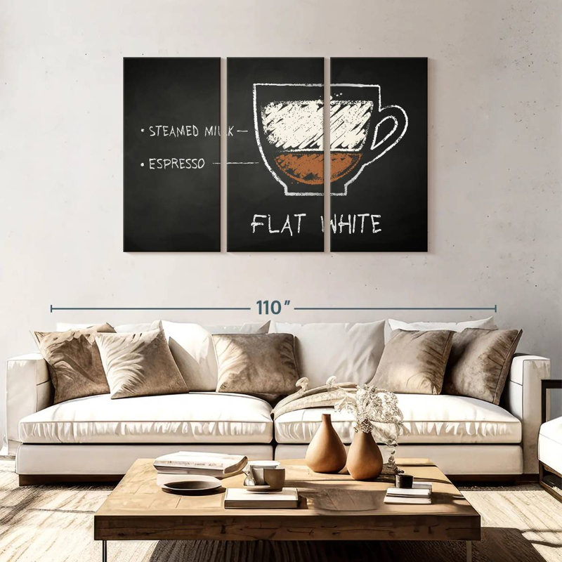 Café blanc plat Yarlin, H 48 po x l 74 po