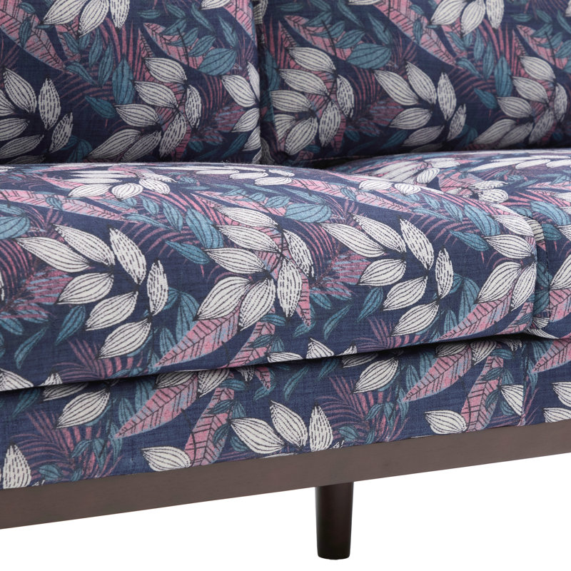 Canapé moderne deux places de 192 cm (75,75 po) avec une assise spacieuse pour le salon, Bleu