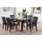 Acenni Faux Marble Top Dining Table