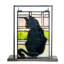 Cat in Window Lighted Mini Tabletop Window Panel