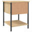 Lympsham 34cm W Iron Bedside Table-561615474