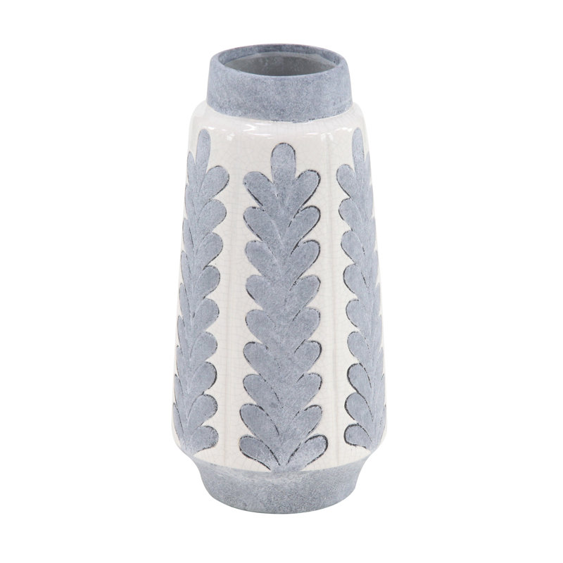 Gyalog Ceramic Table Vase, 14" H x 7" W x 7" D