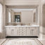 Meuble-lavabo de luxe américain