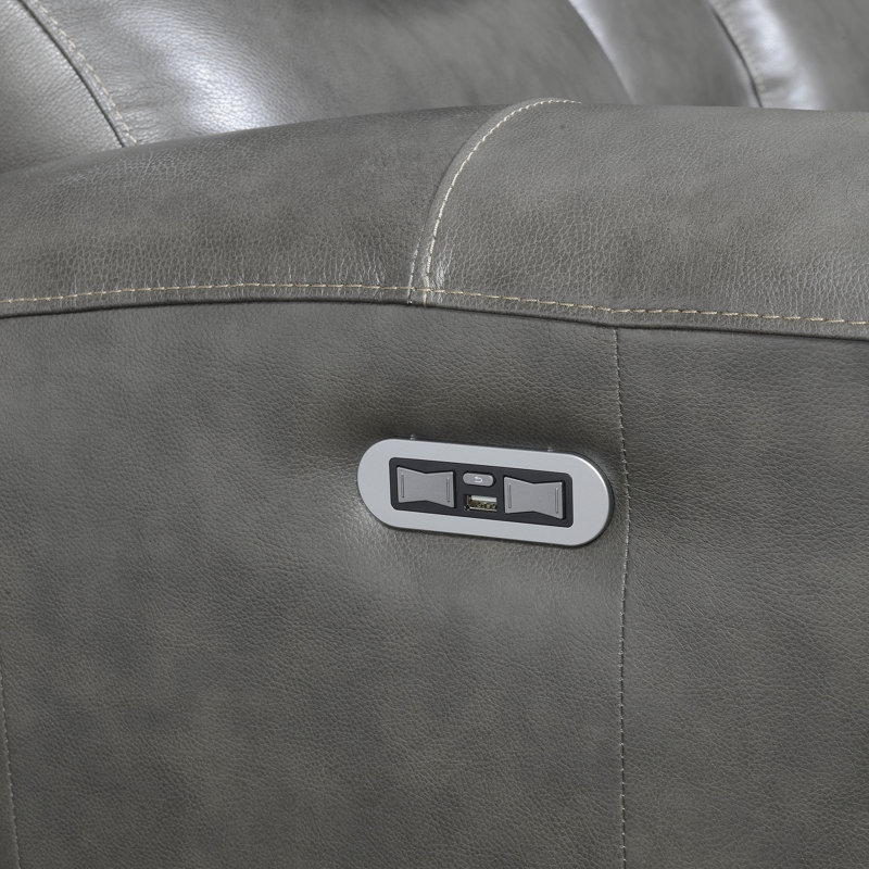 Kittitas Upholstered Power Recliner, Gray
