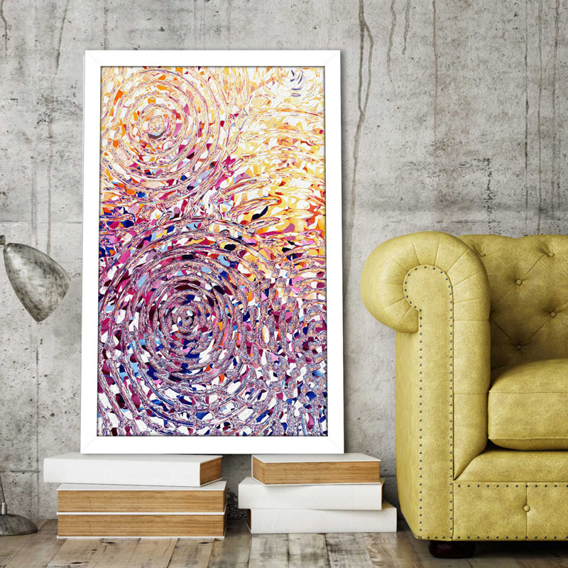 "Psaume 1265 des larmes à la joie (carré)" par Mark Lawrence, reproduction sur acrylique, H 49,5 po x l 33,5 po x P 1 po