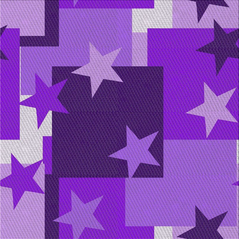 Tapis à motif violet/bleu Maretti, Carré 6 pi