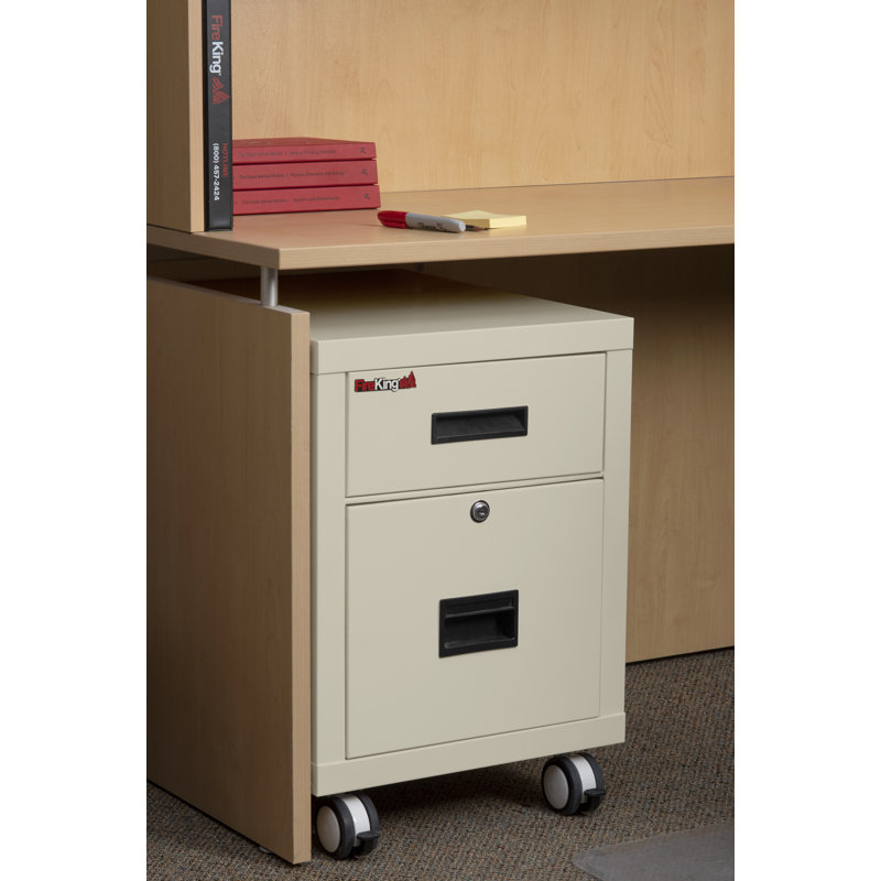 2 - Drawer File Cabinet, Beige