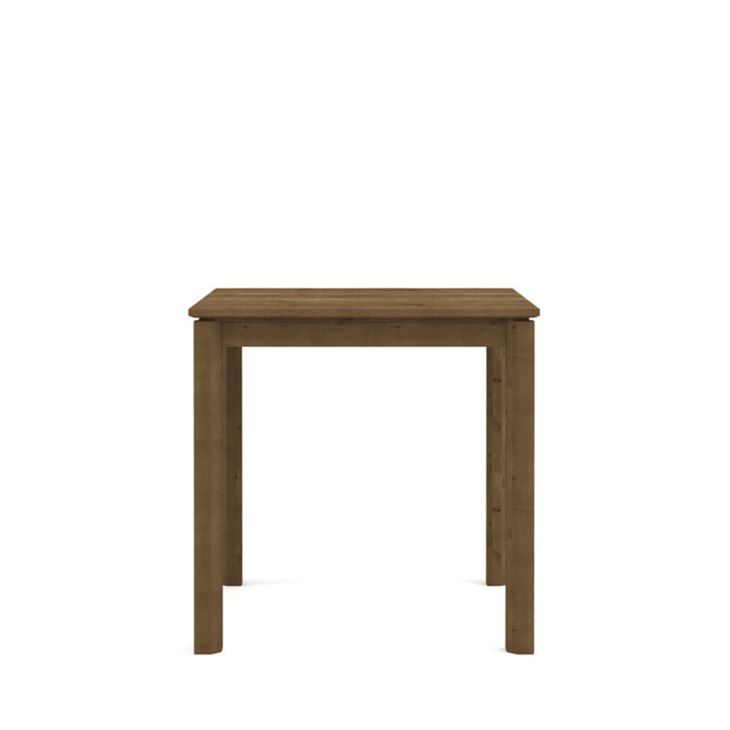 Rustic Oak Square Counter-Height Dining Table, 36"H x 36"L x 36"W