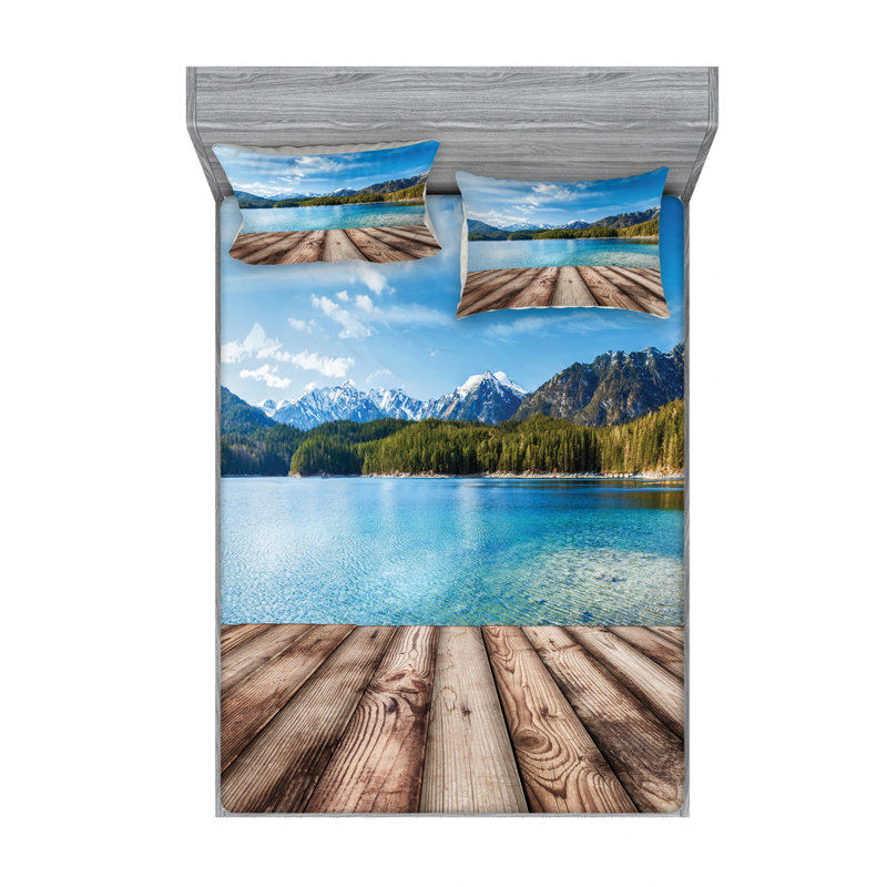 Microfiber Sheet Set, Full Sheet Set with Fitted Sheet