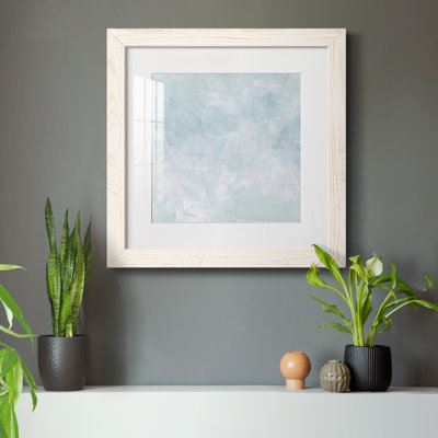 «Drifting Blue II», reproduction encadrée de qualité supérieure - prête à être accrochée