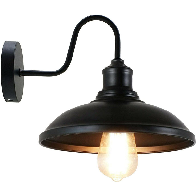 Amillio Armed Sconce, Black