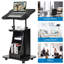 120cm Wood Speaker Stand with Adjustable Height