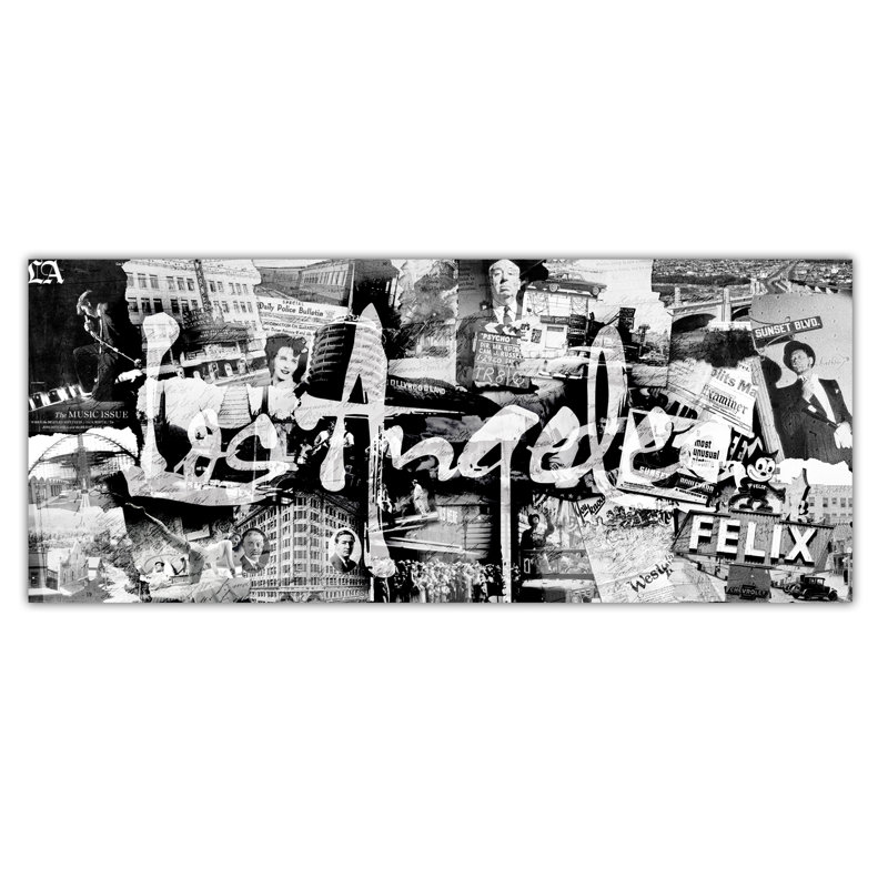 « los angeles », impression sur toile