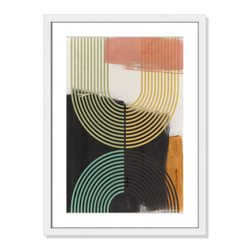 «Bolded II» par Isabelle Z, Blanc satiné, L 17 po x H 23 po, Matted Print