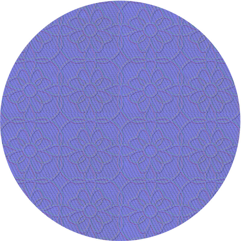 Tapis bleu Deatrich, Rond 6 pi