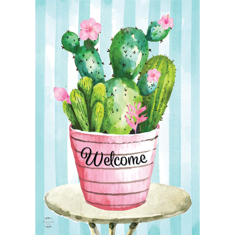 Cactus Bouquet Spring Garden Flag