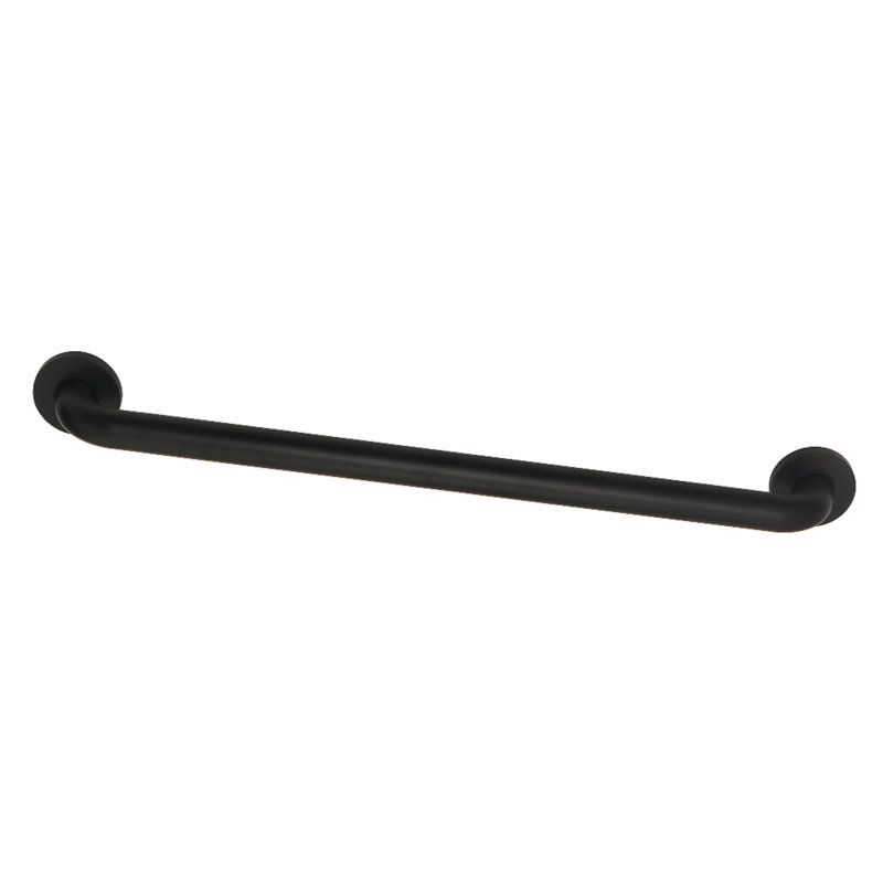 Kingston Brass Meridian 1-1/4 Inch O.D Grab Bar, 26.81" W, Matte Black