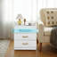 45cm W Manufactured Wood Bedside Table