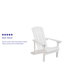 Commercial All-Weather Adirondack Chair in Faux Wood-1816936623