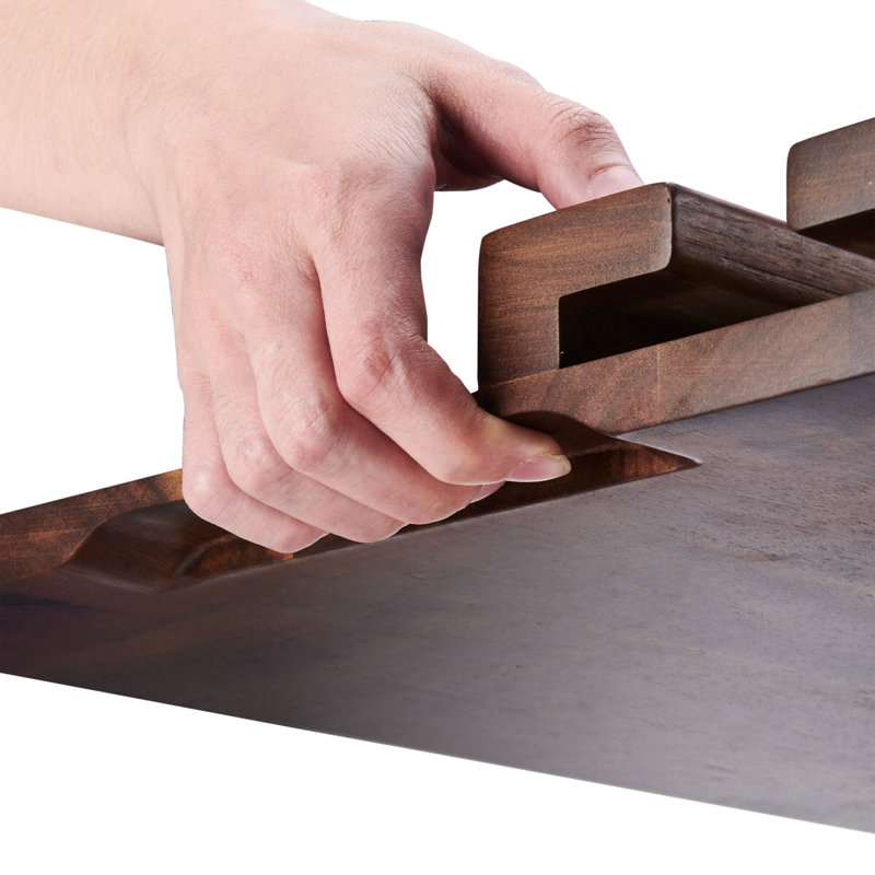 Gourmet Basics By Mikasa Wine And  Charcuterie Wood Serve Tray