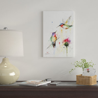 «Stopping By», peinture sur toile tendue